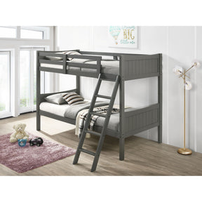 Sami Grey Over Twin Bunk Bed - Ornate Home