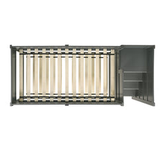 Sami Grey Over Twin Step Bunk Bed with Right HB - Ornate Home