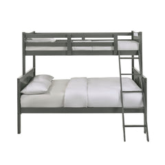 Sami Grey Twin Over Full Bunk Bed - Ornate Home