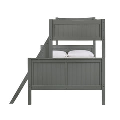 Sami Grey Twin Over Full Bunk Bed - Ornate Home