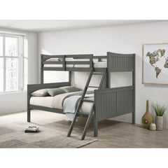 Sami Grey Twin Over Full Bunk Bed - Ornate Home