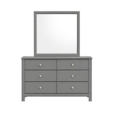 Sami Grey Youth Dresser & Mirror Set - Ornate Home
