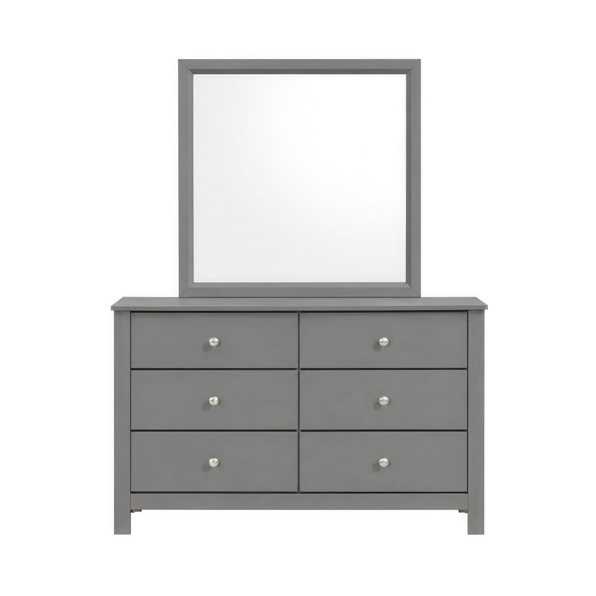 Sami Grey Youth Dresser & Mirror Set - Ornate Home