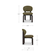 Sami Olive/Black Dining Chair (Set of 2) - Ornate Home