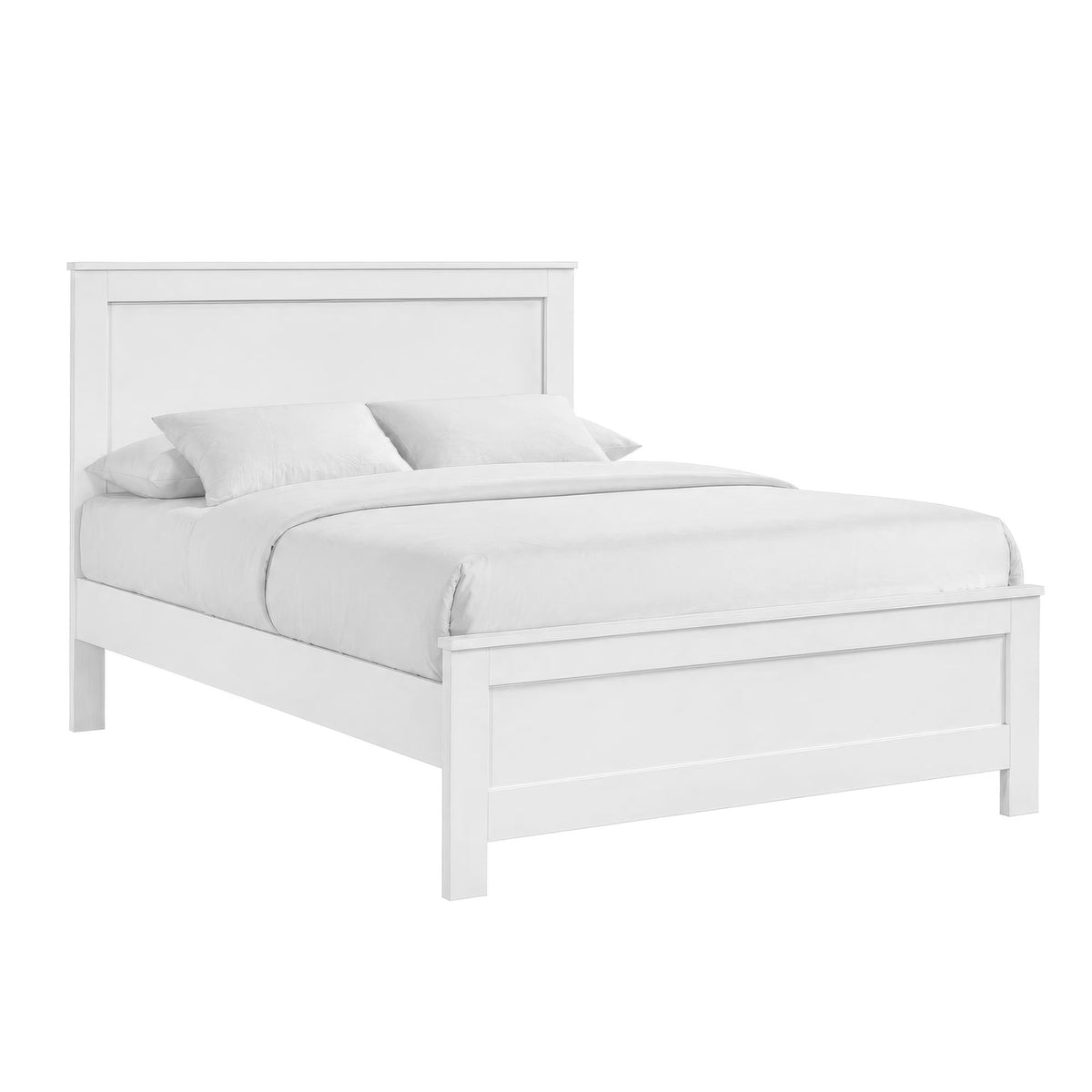 Sami White 3-Piece Youth Full Panel Bedroom Set - Ornate Home