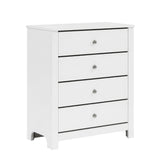 Sami White 3-Piece Youth Full Panel Bedroom Set - Ornate Home
