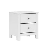 Sami White 3-Piece Youth Full Panel Bedroom Set - Ornate Home