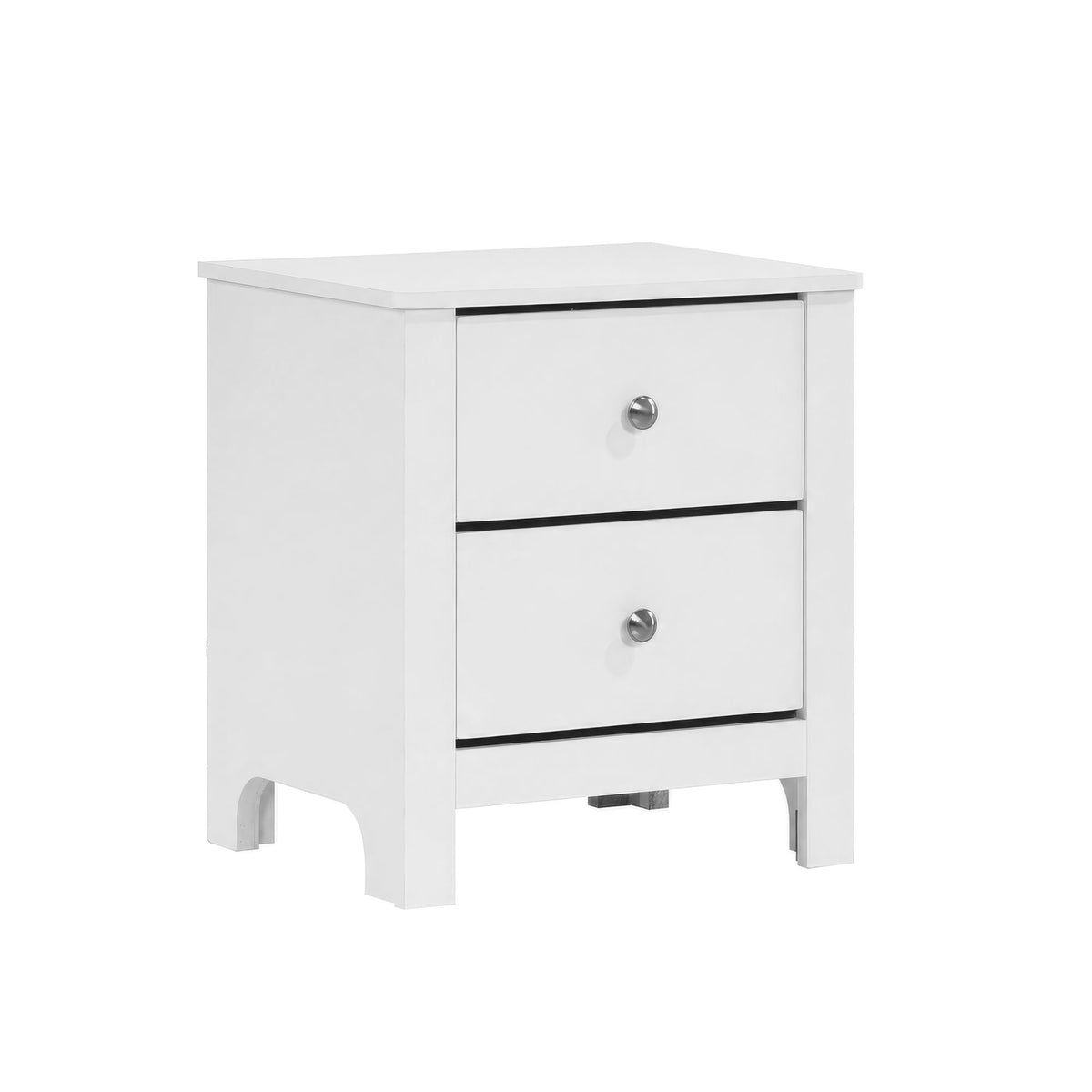 Sami White 3-Piece Youth Full Panel Bedroom Set - Ornate Home