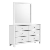 Sami White 5-Piece Youth Full Panel Bedroom Set - Ornate Home