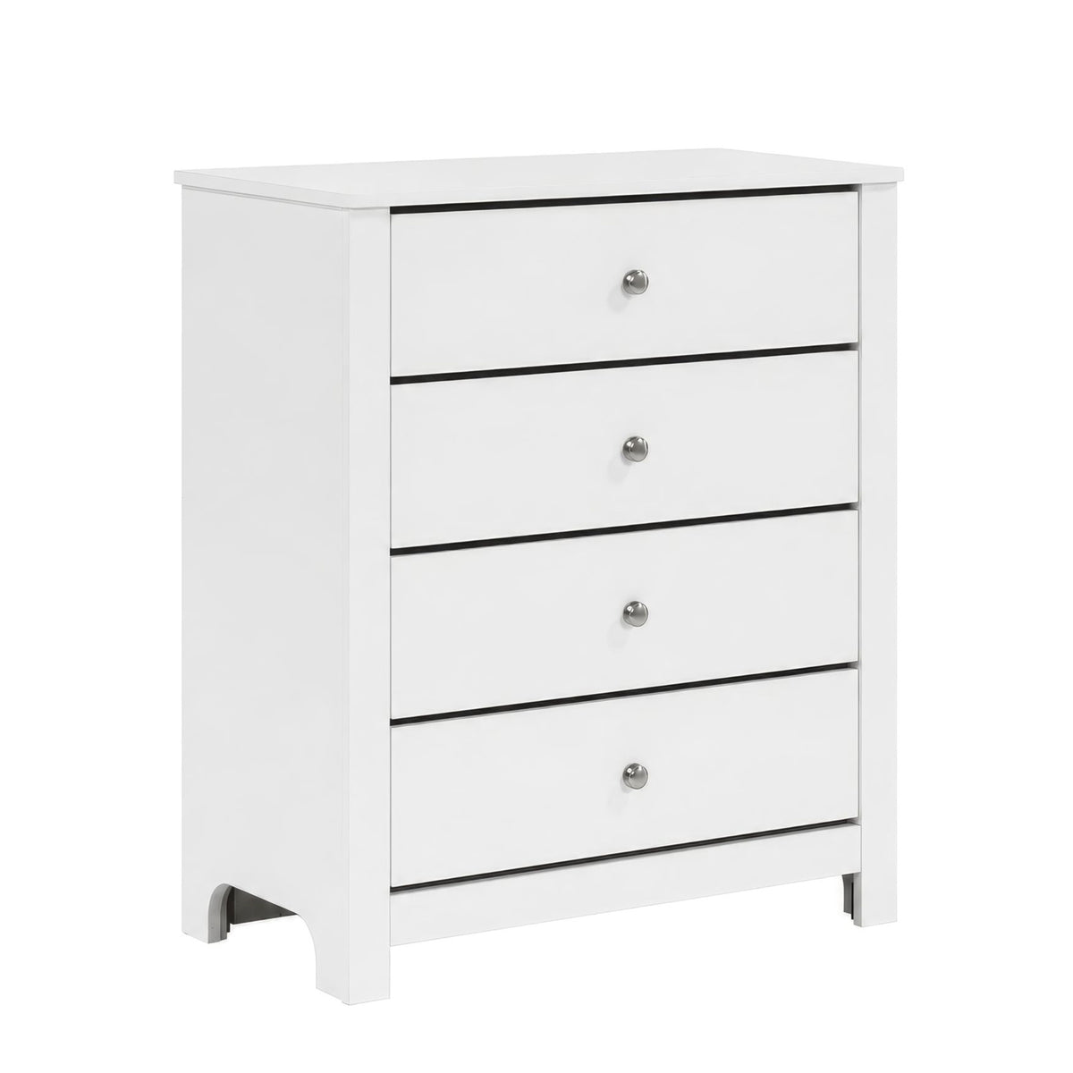 Sami White 5-Piece Youth Full Panel Bedroom Set - Ornate Home