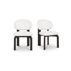 Sami White/Black Dining Chair (Set of 2) - Ornate Home