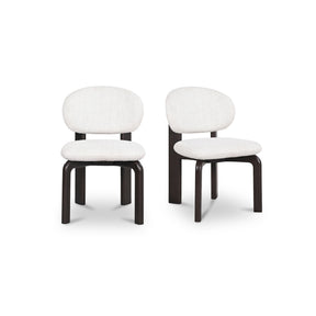 Sami White/Black Dining Chair (Set of 2) - Ornate Home