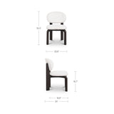 Sami White/Black Dining Chair (Set of 2) - Ornate Home