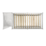Sami White Over Twin Step Bunk Bed with Left HB - Ornate Home