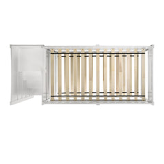 Sami White Over Twin Step Bunk Bed with Left HB - Ornate Home