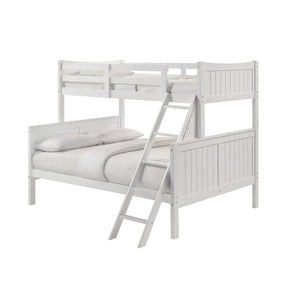 Sami White Twin Over Full Bunk Bed - Ornate Home