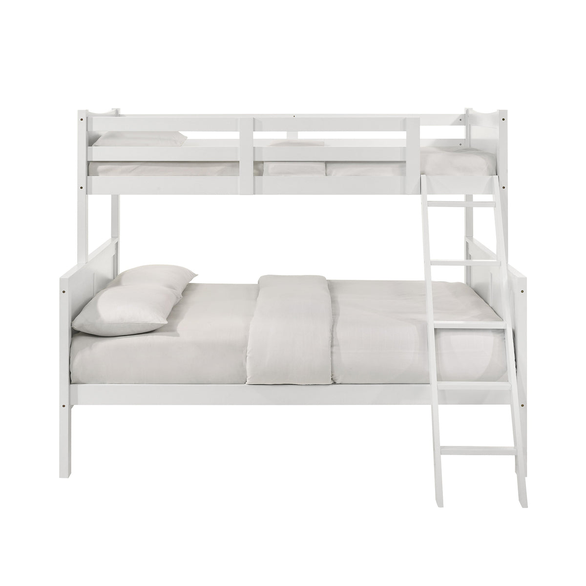 Sami White Twin Over Full Bunk Bed - Ornate Home