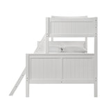 Sami White Twin Over Full Bunk Bed - Ornate Home