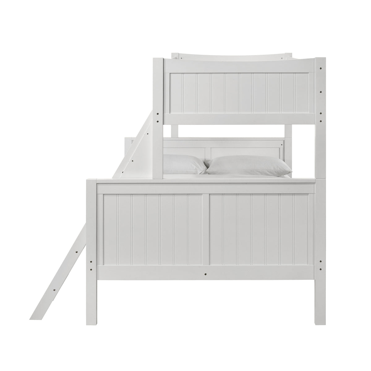 Sami White Twin Over Full Bunk Bed - Ornate Home
