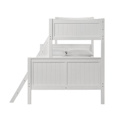 Sami White Twin Over Full Bunk Bed - Ornate Home