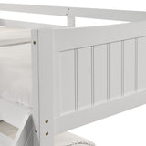 Sami White Twin Over Full Bunk Bed - Ornate Home
