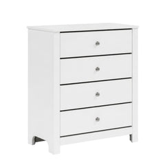 Sami White Youth 4-Drawer Chest - Ornate Home