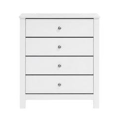 Sami White Youth 4-Drawer Chest - Ornate Home
