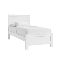 Sami White Youth Twin Panel Bed - Ornate Home