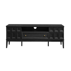 Samos Black 59" TV Stand - Ornate Home