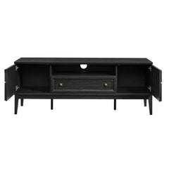 Samos Black 59" TV Stand - Ornate Home