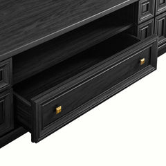 Samos Black 59" TV Stand - Ornate Home