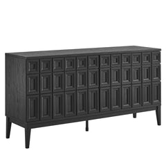 Samos Black 62" Sideboard - Ornate Home
