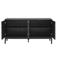 Samos Black 62" Sideboard - Ornate Home