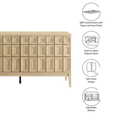 Samos Hickory 62" Sideboard - Ornate Home