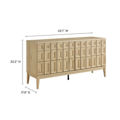 Samos Hickory 62" Sideboard - Ornate Home