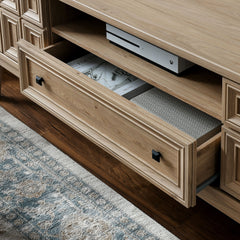 Samos Light Oak 59" TV Stand - Ornate Home
