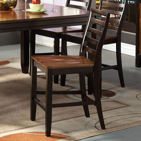 San Isabel Acacia/Espresso Counter Height Chair (Set of 2) - Ornate Home