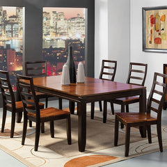 San Isabel Acacia/Espresso Dining Table - Ornate Home