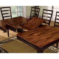 San Isabel Acacia/Espresso Dining Table - Ornate Home
