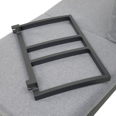 San Jose Gun Metal/Natural/Gray Outdoor Sectional - Ornate Home