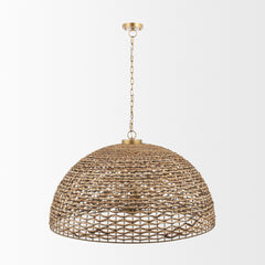 Sana Brown Extra Large Watergrass Pendant Light - Ornate Home