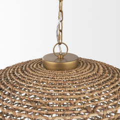 Sana Brown Extra Large Watergrass Pendant Light - Ornate Home