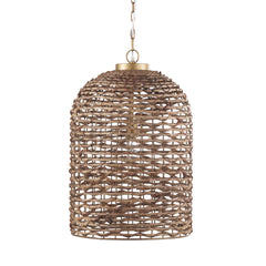 Sana Brown Tall Watergrass Pendant Light - Ornate Home