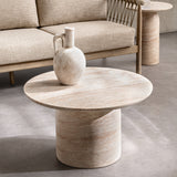 Sana Capri Limestone Outdoor Coffee Table - Ornate Home