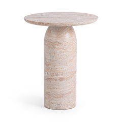 Sana Capri Limestone Outdoor End Table - Ornate Home