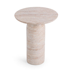 Sana Capri Limestone Outdoor End Table - Ornate Home