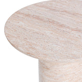 Sana Capri Limestone Outdoor End Table - Ornate Home