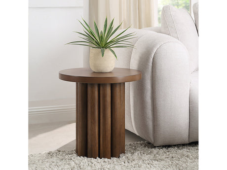Sanat Brown End Table - Ornate Home