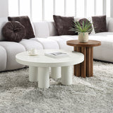 Sanat White Coffee Table - Ornate Home