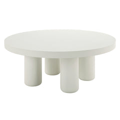 Sanat White Coffee Table - Ornate Home